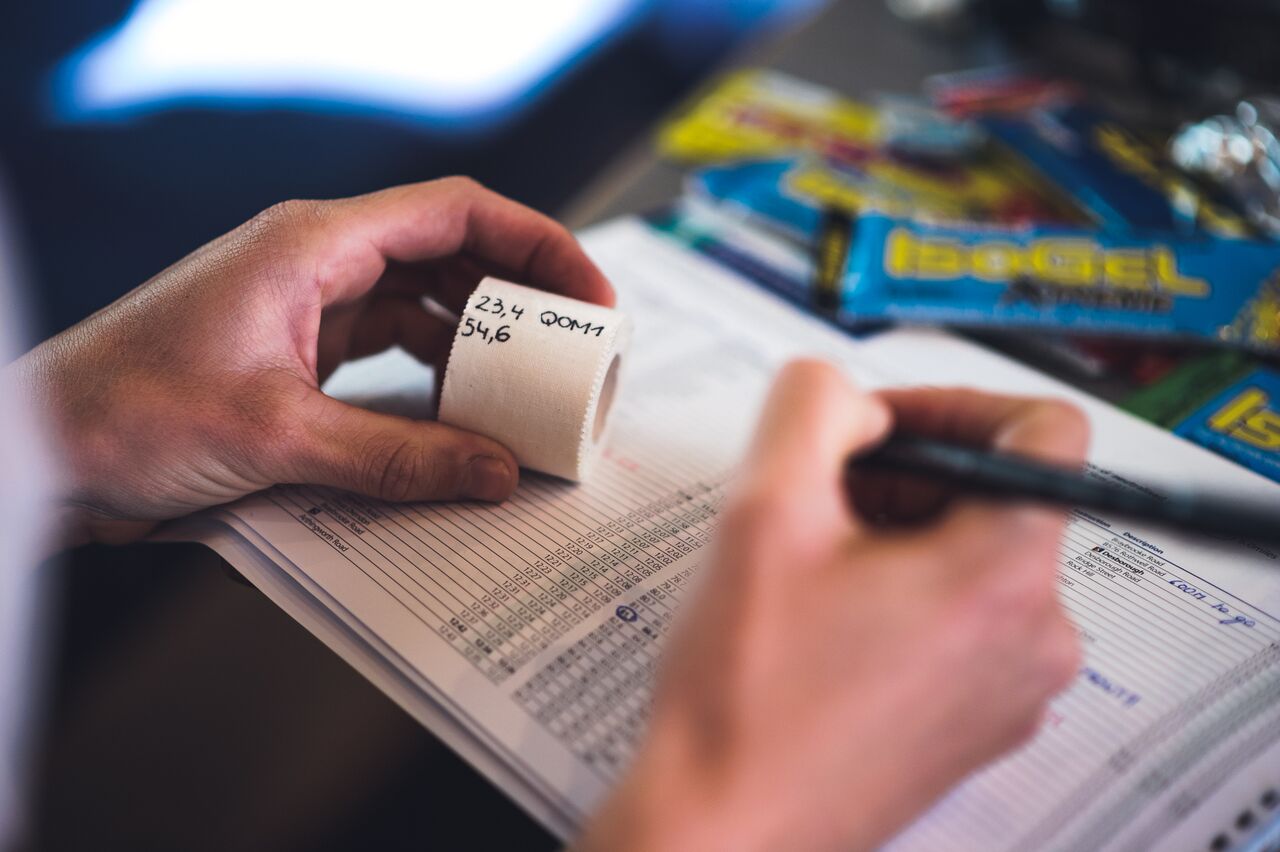 Writing notes on the tape Lessons In Badassery